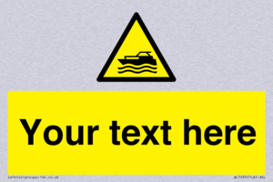 Custom Warning motorised watercraft